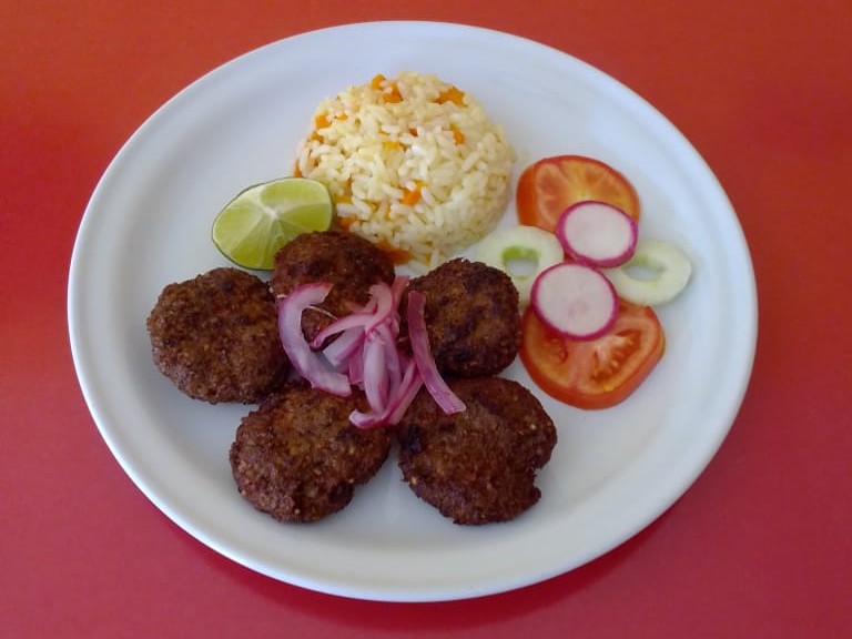 Tortitas de Carne Molida con trigo