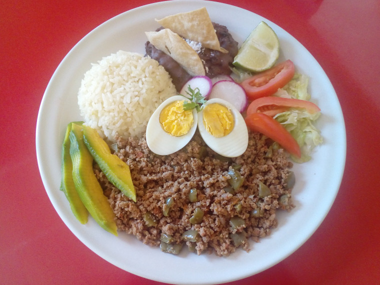 Picadillo con nopal