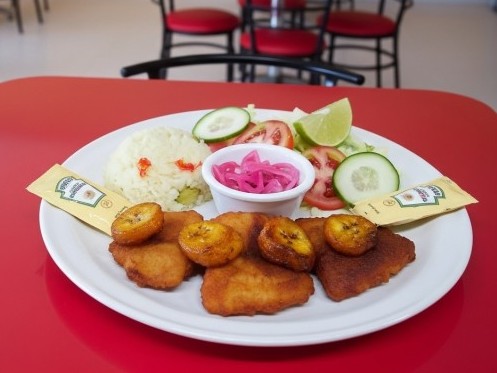 Filete de pescado empanizado