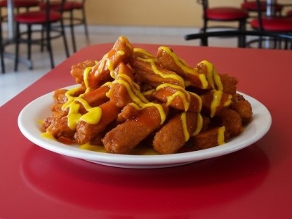 Salchichas fritas